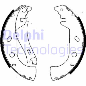 Bremsbackensatz Hinterachse Delphi LS1847 von Delphi