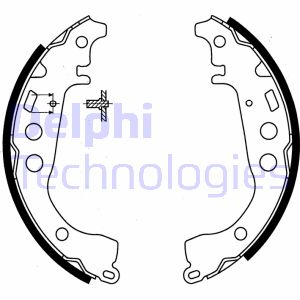Bremsbackensatz Hinterachse Delphi LS1854 von Delphi