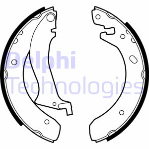 Bremsbackensatz Hinterachse Delphi LS1870 Bremsbackensatz Hinterachse Delphi LS1870 von Delphi