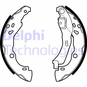 Bremsbackensatz Hinterachse Delphi LS1929 Bremsbackensatz Hinterachse Delphi LS1929 von Delphi
