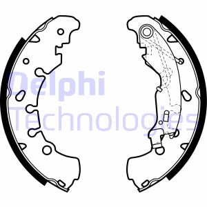 Bremsbackensatz Hinterachse Delphi LS1980 von Delphi