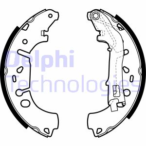 Bremsbackensatz Hinterachse Delphi LS1981 von Delphi