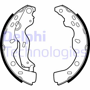 Bremsbackensatz Hinterachse Delphi LS2009 von Delphi