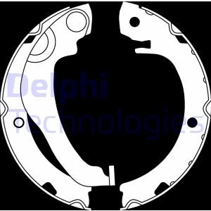 Bremsbackensatz Hinterachse Delphi LS2020 von Delphi