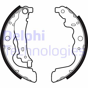 Bremsbackensatz Hinterachse Delphi LS2022 Bremsbackensatz Hinterachse Delphi LS2022 von Delphi