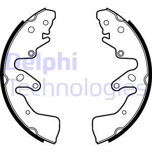 Bremsbackensatz Hinterachse Delphi LS2024 Bremsbackensatz Hinterachse Delphi LS2024 von Delphi