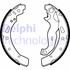Bremsbackensatz Hinterachse Delphi LS2028 von Delphi