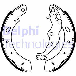Bremsbackensatz Hinterachse Delphi LS2062 Bremsbackensatz Hinterachse Delphi LS2062 von Delphi