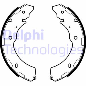 Bremsbackensatz Hinterachse Delphi LS2064 von Delphi