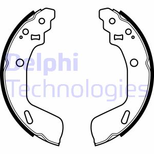 Bremsbackensatz Hinterachse Delphi LS2073 von Delphi