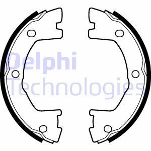 Bremsbackensatz Hinterachse Delphi LS2115 von Delphi