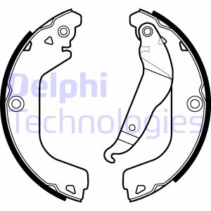 Bremsbackensatz Hinterachse Delphi LS2123 von Delphi