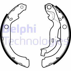 Bremsbackensatz Hinterachse Delphi LS2127 von Delphi
