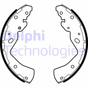 Bremsbackensatz Hinterachse Delphi LS2143 Bremsbackensatz Hinterachse Delphi LS2143 von Delphi