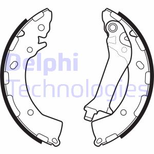 Bremsbackensatz Hinterachse Delphi LS2150 von Delphi