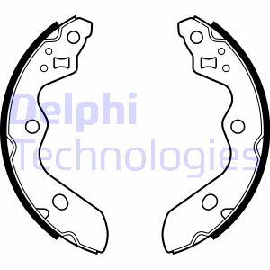 Bremsbackensatz Hinterachse Delphi LS2156 von Delphi