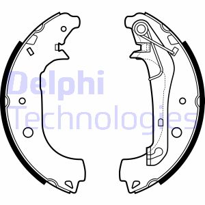 Bremsbackensatz Hinterachse Delphi LS2157 von Delphi