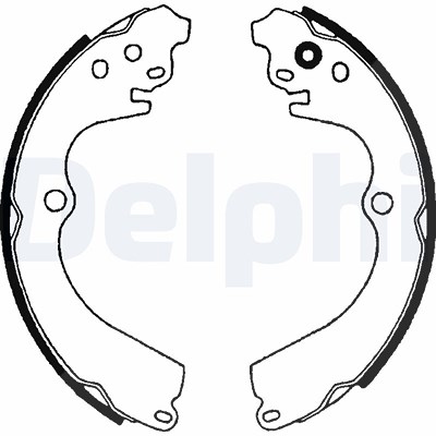 Delphi Bremsbackensatz [Hersteller-Nr. LS1604] für Hyundai, Subaru von Delphi