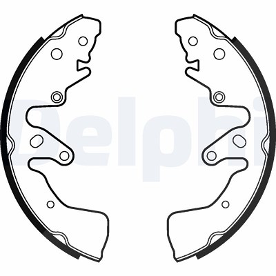 Delphi Bremsbackensatz [Hersteller-Nr. LS2024] für Suzuki von Delphi