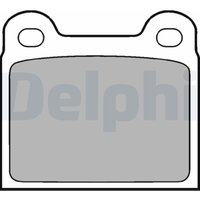 Bremsbelagsatz DELPHI LP0018, Hinten von Delphi