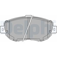 Bremsbelagsatz DELPHI LP1140, Vorne von Delphi