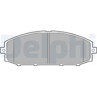Bremsbelagsatz, Scheibenbremse DELPHI LP1305 von Delphi
