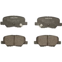 Bremsbelagsatz DELPHI LP2501, Hinten Bremsbelagsatz DELPHI LP2501, Hinten von Delphi