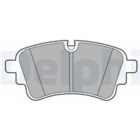 Bremsbelagsatz DELPHI LP3670, Hinten Bremsbelagsatz DELPHI LP3670, Hinten von Delphi