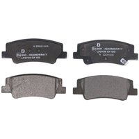 Bremsbelagsatz DELPHI LP3738, Hinten Bremsbelagsatz DELPHI LP3738, Hinten von Delphi