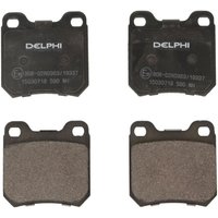Bremsbelagsatz DELPHI LP590, Hinten von Delphi
