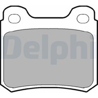 Bremsbelagsatz DELPHI LP915, Hinten von Delphi