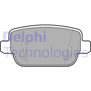 Bremsbelagsatz, Scheibenbremse Hinterachse Delphi LP1969 von Delphi