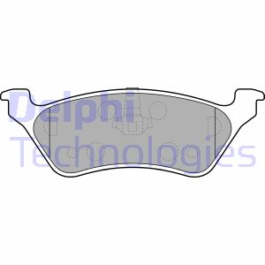 Bremsbelagsatz, Scheibenbremse Hinterachse Delphi LP1694 Bremsbelagsatz, Scheibenbremse Hinterachse Delphi LP1694 von Delphi