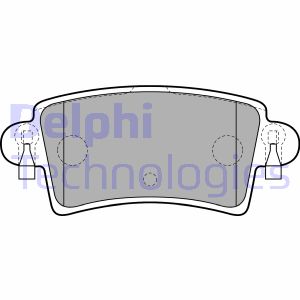 Bremsbelagsatz, Scheibenbremse Hinterachse Delphi LP1747 Bremsbelagsatz, Scheibenbremse Hinterachse Delphi LP1747 von Delphi