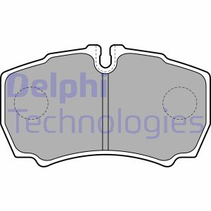 Bremsbelagsatz, Scheibenbremse Hinterachse Delphi LP1826 von Delphi