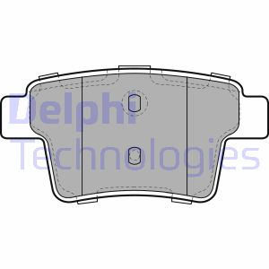 Bremsbelagsatz, Scheibenbremse Hinterachse Delphi LP1957 Bremsbelagsatz, Scheibenbremse Hinterachse Delphi LP1957 von Delphi