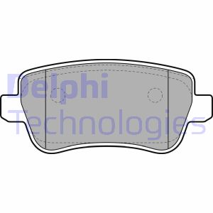 Bremsbelagsatz, Scheibenbremse Hinterachse Delphi LP1964 Bremsbelagsatz, Scheibenbremse Hinterachse Delphi LP1964 von Delphi