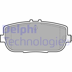 Bremsbelagsatz, Scheibenbremse Hinterachse Delphi LP2027 Bremsbelagsatz, Scheibenbremse Hinterachse Delphi LP2027 von Delphi
