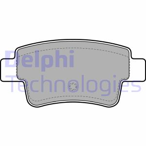 Bremsbelagsatz, Scheibenbremse Hinterachse Delphi LP2055 Bremsbelagsatz, Scheibenbremse Hinterachse Delphi LP2055 von Delphi