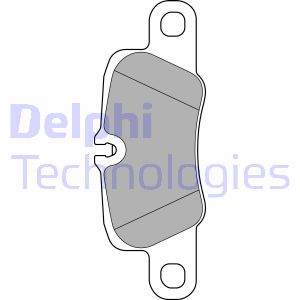 Bremsbelagsatz, Scheibenbremse Hinterachse Delphi LP2237 Bremsbelagsatz, Scheibenbremse Hinterachse Delphi LP2237 von Delphi