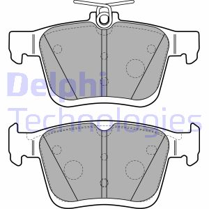 Bremsbelagsatz, Scheibenbremse Hinterachse Delphi LP2490 Bremsbelagsatz, Scheibenbremse Hinterachse Delphi LP2490 von Delphi