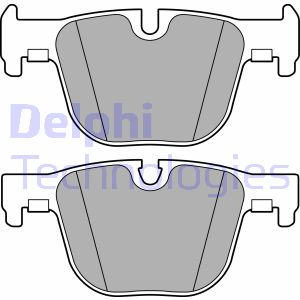 Bremsbelagsatz, Scheibenbremse Hinterachse Delphi LP2494 von Delphi
