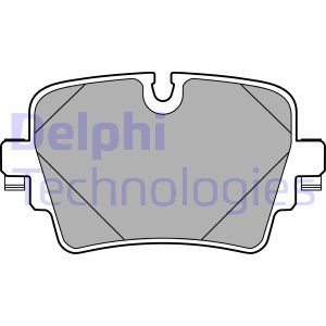 Bremsbelagsatz, Scheibenbremse Hinterachse Delphi LP2768 von Delphi