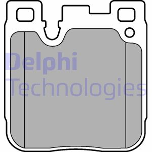 Bremsbelagsatz, Scheibenbremse Hinterachse Delphi LP3249 von Delphi