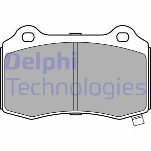 Bremsbelagsatz, Scheibenbremse Hinterachse Delphi LP3281 von Delphi
