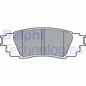 Bremsbelagsatz, Scheibenbremse Hinterachse Delphi LP3379 Bremsbelagsatz, Scheibenbremse Hinterachse Delphi LP3379 von Delphi