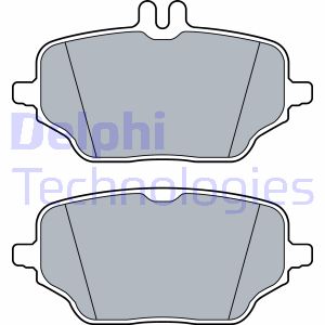 Bremsbelagsatz, Scheibenbremse Hinterachse Delphi LP3572 Bremsbelagsatz, Scheibenbremse Hinterachse Delphi LP3572 von Delphi
