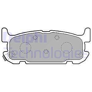 Delphi Bremsbelagsatz, Scheibenbremse [Hersteller-Nr. LP1752] für Mazda von Delphi