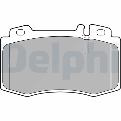 Delphi Bremsbelagsatz, Scheibenbremse [Hersteller-Nr. LP1828] für Mercedes-Benz von Delphi