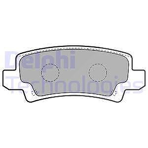 Delphi Bremsbelagsatz, Scheibenbremse [Hersteller-Nr. LP1864] für Toyota von Delphi